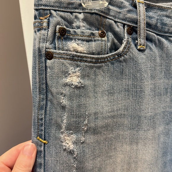 Abercrombie and Fitch heavily distressed jeans size 4R - Picture 3 of 12